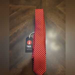 Ties.com Red Polka Dot SilkTie